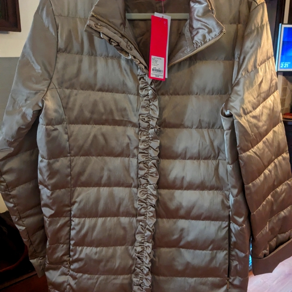 Lilly Pulitzer Doria gold jacket NEW size 14